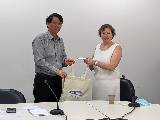 112年03月25日愛沙尼亞研究人員Dr. Margit Olle於鳳山分所介紹愛沙尼亞的園藝產業及研究成果相片