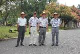 101年10月05日文化大學園藝暨生物技術學系主任熊同銓陪同日本鹿爾島大學農業部長富永茂人教授、技術專門職員川口昭二至本分所參訪