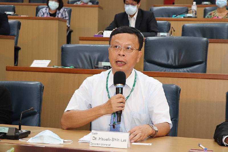 本所所長林學詩致詞時表示，透過國際交流可提升台灣紅龍果產業競爭力。